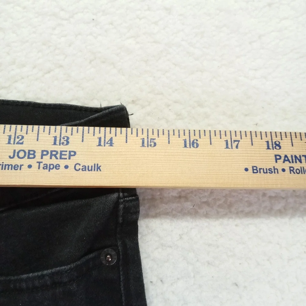 J.Crew Womens High Rise Skinny Jeans Black‎ Stretch Denim Size 29 RN77388